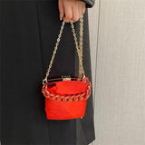 Green Party Clutch for Women Crossbody Bag Lipstick Box Mini Purse Handbag