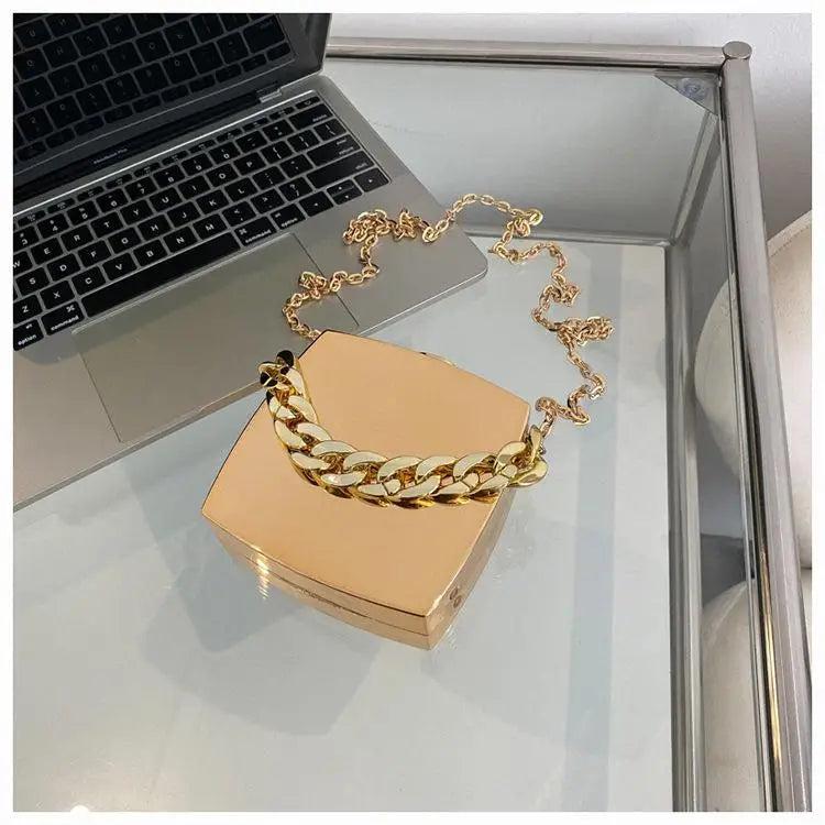 Green Party Clutch for Women Crossbody Bag Lipstick Box Mini Purse Handbag