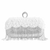Diamond Ring Clutch Bags Beads Wedding Dinner Purse Evening Bags