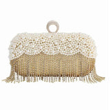 Diamond Ring Clutch Bags Beads Wedding Dinner Purse Evening Bags