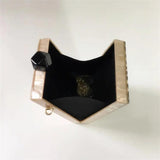 Acrylic Chain Evening Clutch Bag Handbag Purse