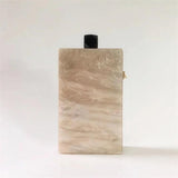 Acrylic Chain Evening Clutch Bag Handbag Purse
