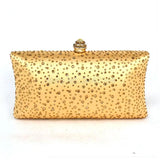 Diamond Purple Clutches Women Clutch Bag Crystal Evening Bags With Chain