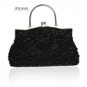 Hisuely Vintage High Bling Crystal Evening Clutch Bag WY105