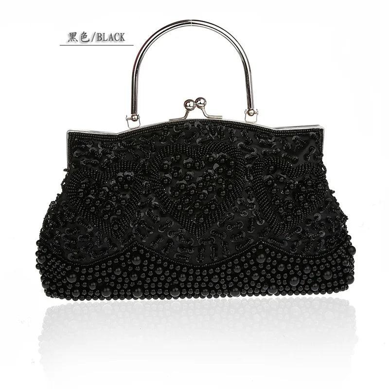 Hisuely Vintage High Bling Crystal Evening Clutch Bag WY105
