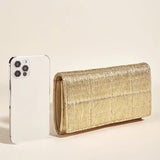 Golden Flash Square Evening Wear Dinner Bag