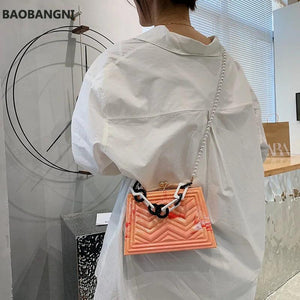 Marble Acrylic Evening Clutch Bag Vintage Messenger Handbag