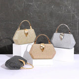 Bling Mesh Rhinestone Clutch Party Purse Chain Shoulder Bag Evening Bag B486