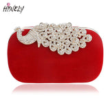Diamond Peacock Clutch Bag for Wedding Party