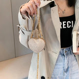 Heart Shape Evening Clutch Chain Shoulder Bags Mini Handbags