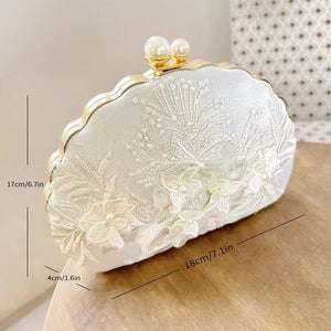 Egg Shaped Evening Clutch Purse Mini Party Dinner Purse With Chain