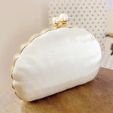 Egg Shaped Evening Clutch Purse Mini Party Dinner Purse With Chain