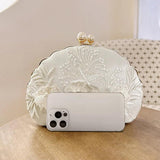 Egg Shaped Evening Clutch Purse Mini Party Dinner Purse With Chain