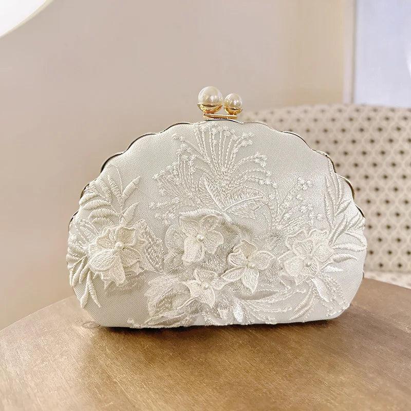 Egg Shaped Evening Clutch Purse Mini Party Dinner Purse With Chain