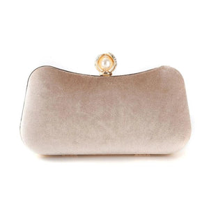 Velvet Clutch Bag Wedding Party Evening Purse