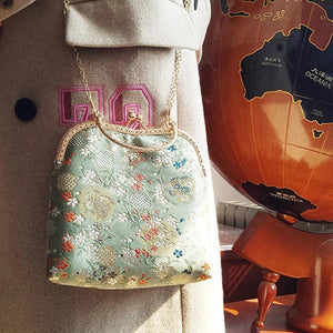 Floral Shoulder Bag With Handle DIY Purse Pack