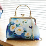 Embroidery Floral Evening Bag Chinese Style Handbag Party Clutch