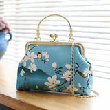 Embroidery Floral Evening Bag Chinese Style Handbag Party Clutch