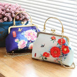 Embroidery Floral Evening Bag Chinese Style Handbag Party Clutch