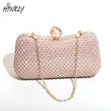 Rhinestone Dinner Clutch Bag, Diamond-Studded Shoulder Messenger Bag