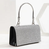 Rhinestone Evening Bag Wedding Party Purse Envelope Chain Shoulder