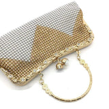 Diamonds Handbag Evening Bags Wedding Party Clutch Purse Silver