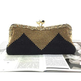 Diamonds Handbag Evening Bags Wedding Party Clutch Purse Silver
