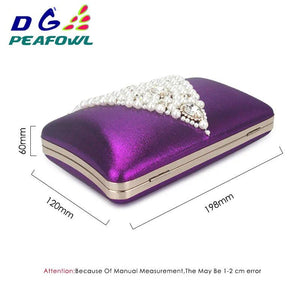 Beaded Purses Wedding Wallet Beige Evening Clutch Bags