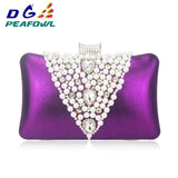 Beaded Purses Wedding Wallet Beige Evening Clutch Bags
