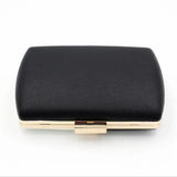 Leather Evening Clutch Wedding Purse Banquet Bag Chain Shoulder MN1541