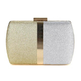 Leather Evening Clutch Wedding Purse Banquet Bag Chain Shoulder MN1541