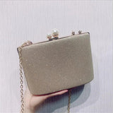 Women Bling Flowers Wedding Dinner Bags Chain Purse For Ladies