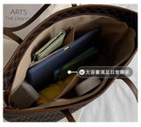 High-Quality Shoulder Bag with Large Capacity Print Handbag Texture Tote Bag