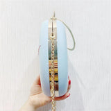 Crystal Wedding Purse Metal Ring Diamond Clutches