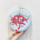 Crystal Wedding Purse Metal Ring Diamond Clutches