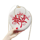 Crystal Wedding Purse Metal Ring Diamond Clutches
