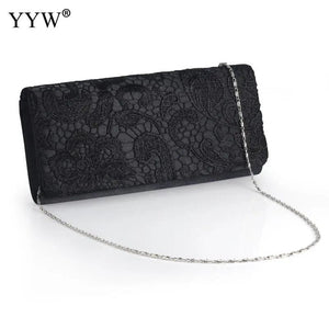 Vintage Satin Clutch Bag Evening Party Purse Waterproof Shoulder Messenger Bags