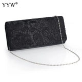 Vintage Satin Clutch Bag Evening Party Purse Waterproof Shoulder Messenger Bags