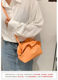 Cloud Fold Clamping Crossbody Bag Women Bag