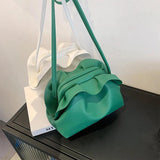 Cloud Fold Clamping Crossbody Bag Women Bag