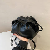 Cloud Fold Clamping Crossbody Bag Women Bag