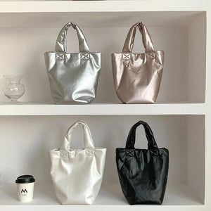Women's Soft Leather Bucket Bag High Solid Wallet 8P0142