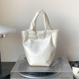 Women's Soft Leather Bucket Bag High Solid Wallet 8P0142