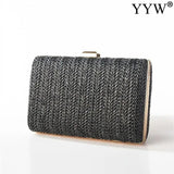 Woven Straw Clutch Bag for Women Wedding Party Handbag