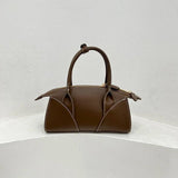 Splice Embroidery Thread Handbag Shoulder Crossbody Bag For Women