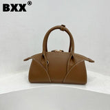 Splice Embroidery Thread Handbag Shoulder Crossbody Bag For Women