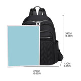 Quilted Small Backpack Purse Travel Daypack for Women Girls Student