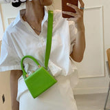 Vintage Mini Box Hand Bag Clutch Crossbody Purse