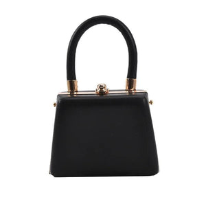 Vintage Mini Box Hand Bag Clutch Crossbody Purse