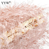 Women's Tassel Clutch Purse Evening Bag Wedding Banquet Handbag